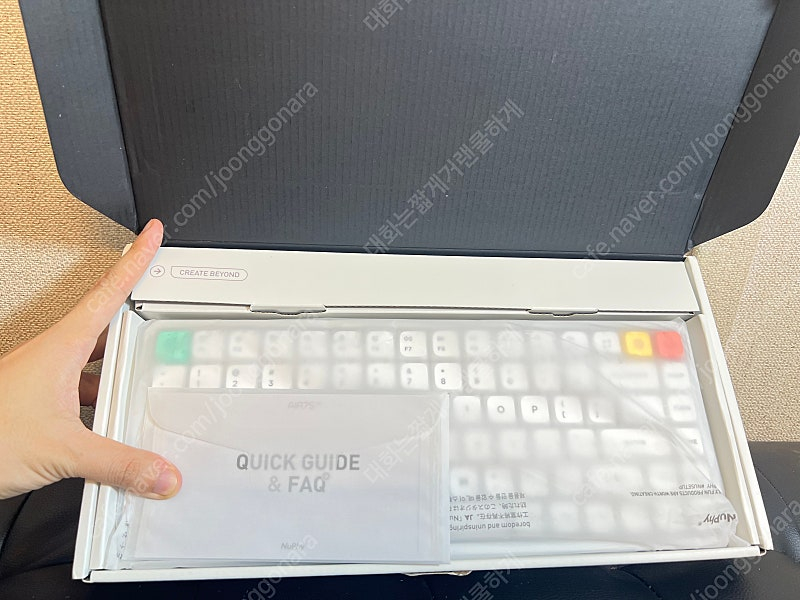 누피 에어75 V3 블러시축 + 호환가능 스위치--6