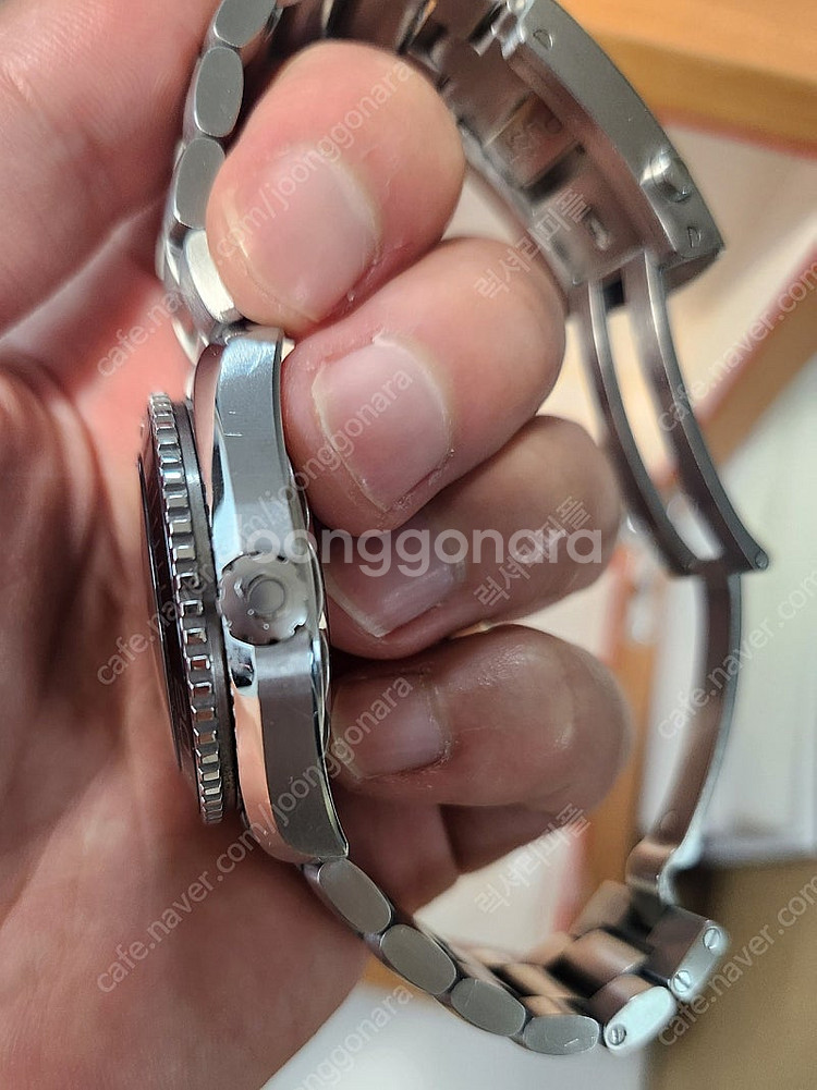 정품 오메가 신형 씨마스터 플래닛오션 검판 39.5mm...--6