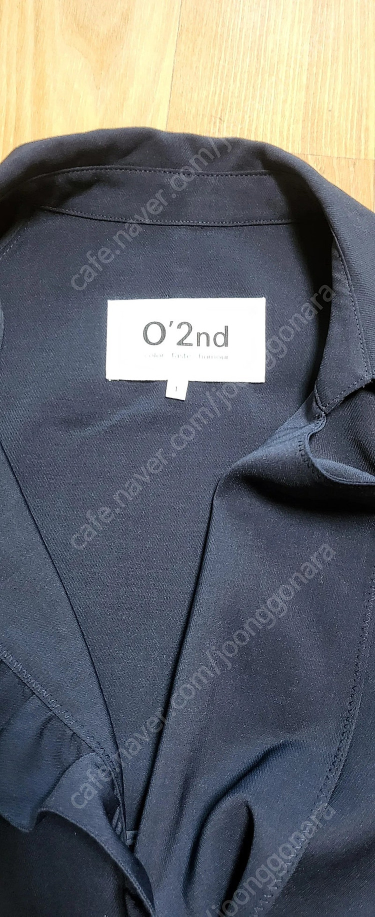 오즈세컨 여름 곤색레이스 트렌치코트 55-66--1