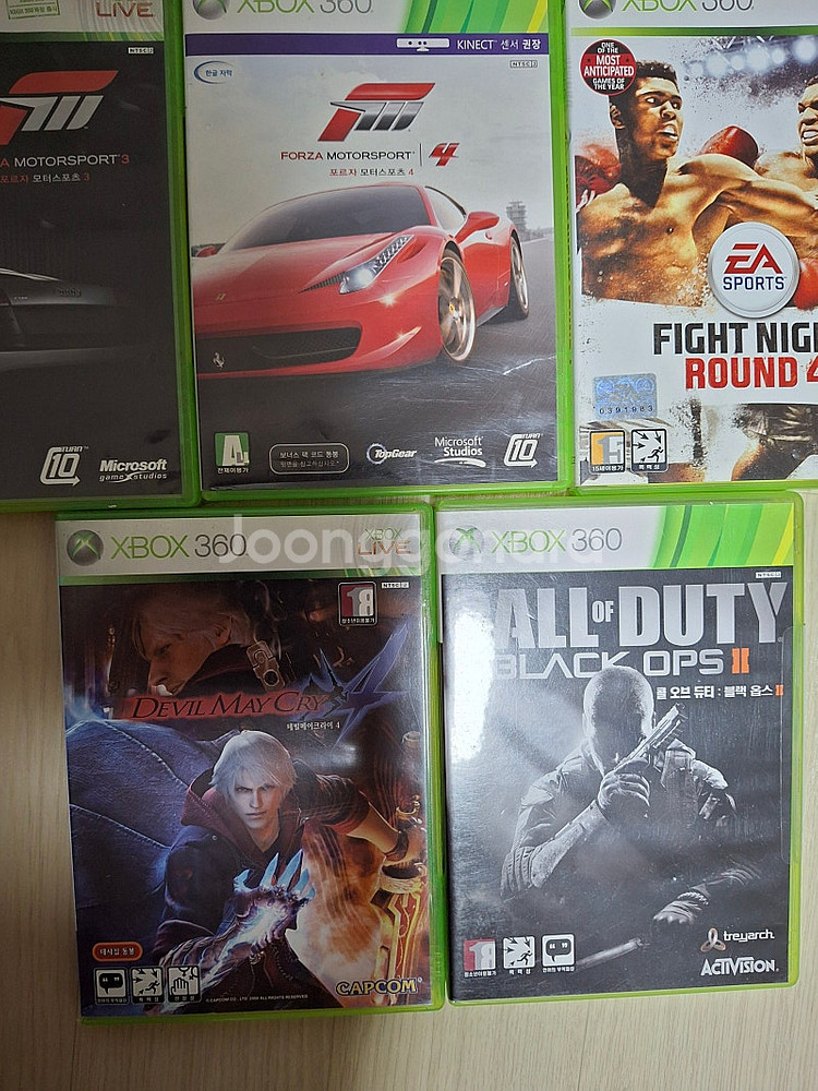인기 xbox360 게임들 일괄로 택포 10 만원 급처--3