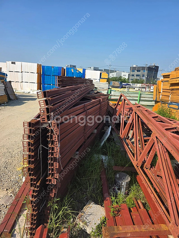 (판매)C형강 트라스 일짜트라스 역삼각트라스 삼각트라스 H빔 콘테이너 컨테이너 판넬 합판--1