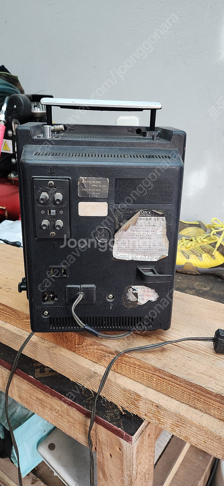 화신 소니 미니 브라운관tv 포터블 tv-970wk 골...--5