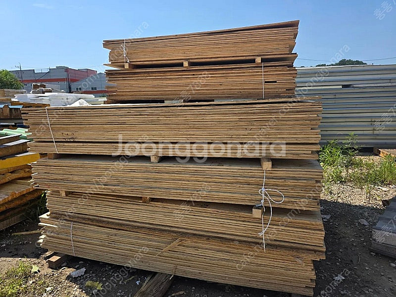 (판매)합판 나무합판 바닥자재 내장용 천장용 판넬 컨테이너 콘테이너 샌드위치판넬 H빔--0