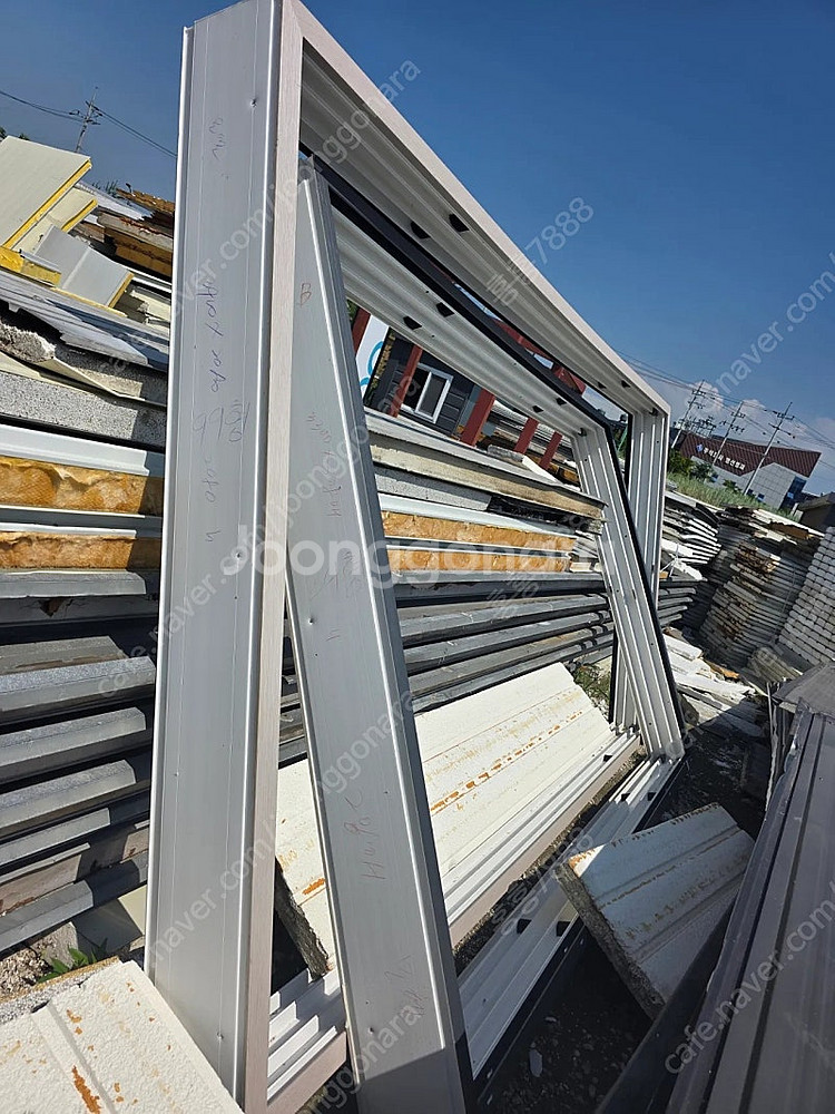 (판매)창호 단창 이중창 샷시 조립식창고 컨테이너 콘테이너 H빔 샌드위치판넬--3