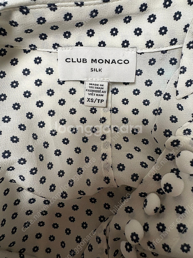 [클럽모나코] 헬렉 실크 셔츠 블라우스--2