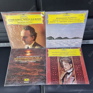 (클래식 미개봉)리스트,멘델스존,브람스 등 15장 LP.