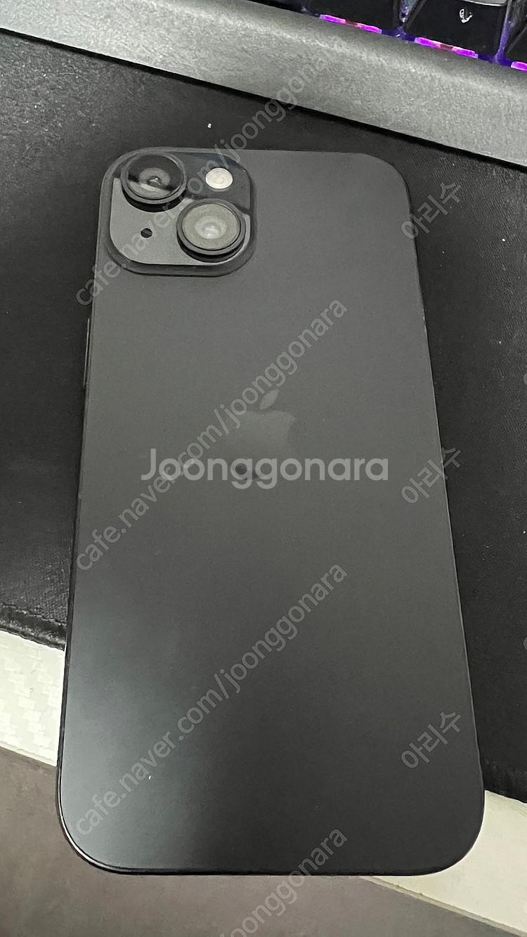아이폰 15 블랙 256 부품용 팝니다.--2