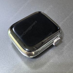애플워치7 41mm 스테인리스 실버 셀룰러 판매합니다