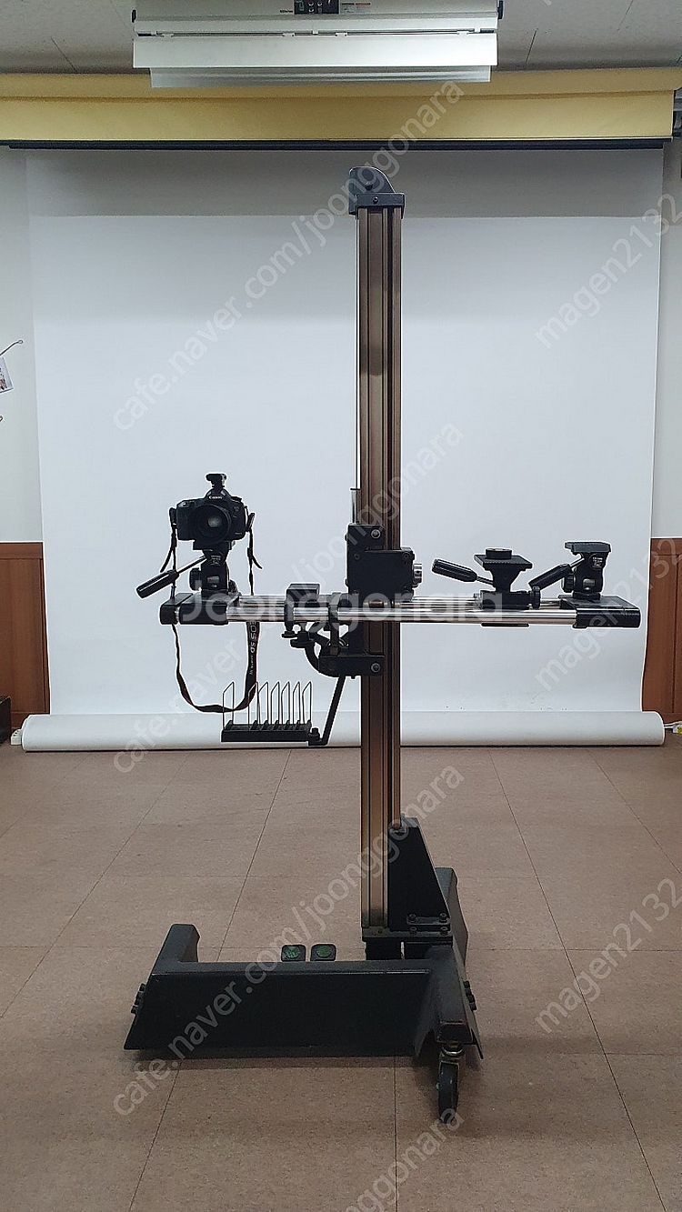 사진관 대형 버티컬 스탠드 삼각대 / 탑조명--1