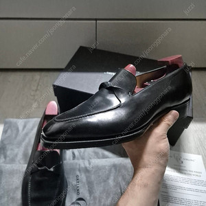 판/교[7.5F]가지아노걸링 AVIGNON 로퍼 BLACK CALF KN14/꼬르떼 톰포드 까르미나 알든 크로켓앤존스 앤써니클레버리 존롭 벨루티 조지클레버리 에드워드그린
