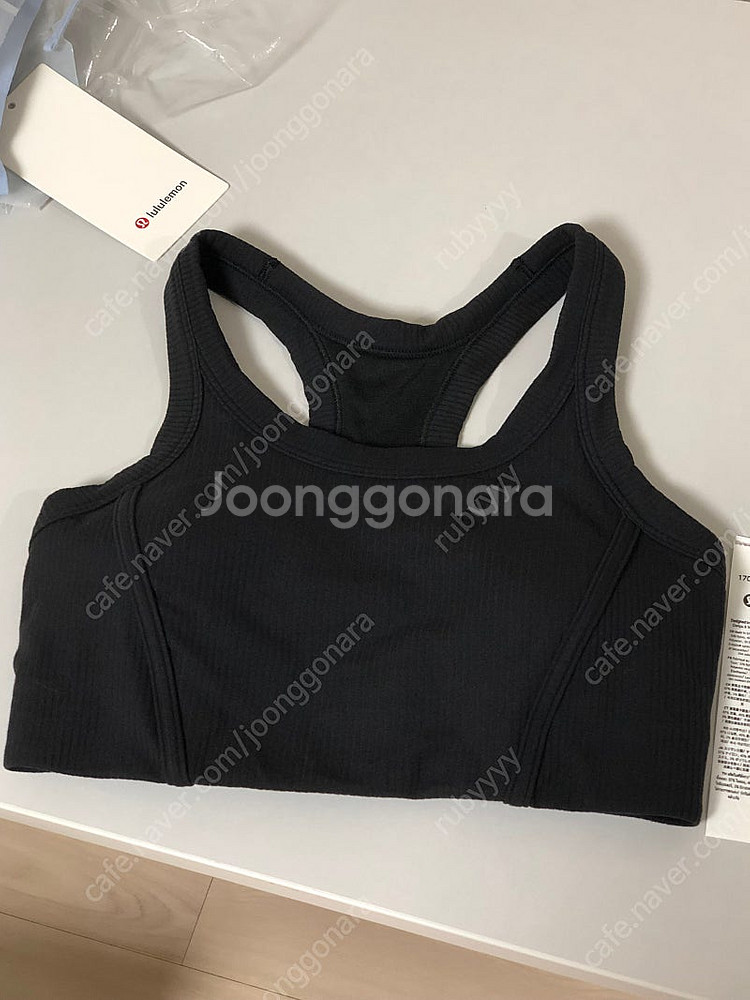 룰루레몬 리브드 라운드넥 요가 브라--0