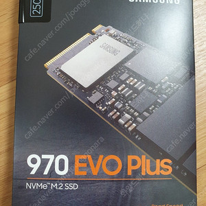 삼성 970 EVO Plus 250GB SSD 정식 미개봉 새제품입니다