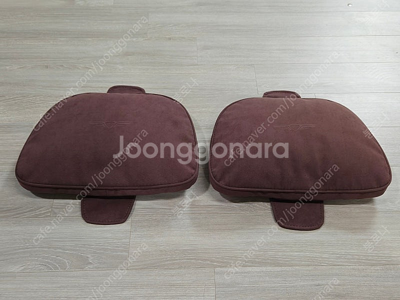 제네시스 G90 후석목베개 새상품--0