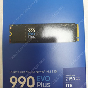 삼성 990 EVO Plus 1TB SSD 정식 미개봉 새제품입니다