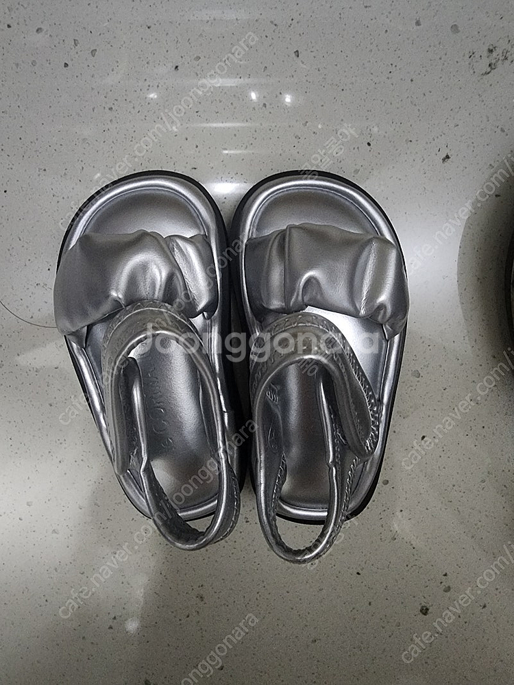 르꼬르망 맨발슬리퍼 키즈 샌들 130 실버--0