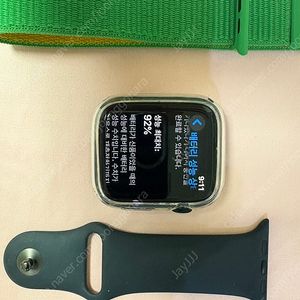 애플워치 se2 44mm 셀룰러 미드나잇M/L