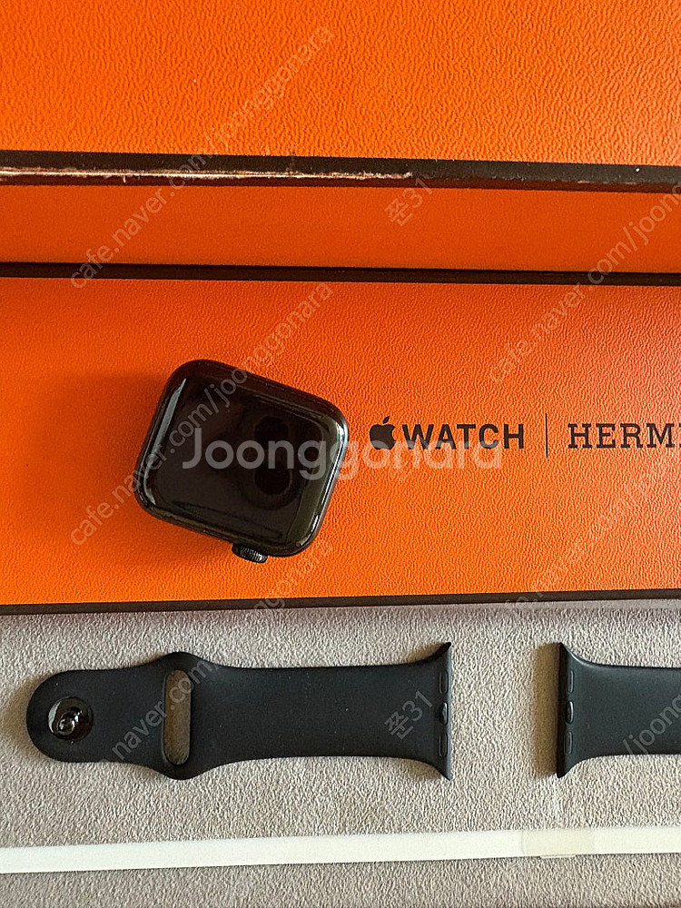 애플워치 에르메스6 누아 40mm--6