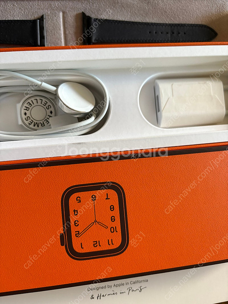 애플워치 에르메스6 누아 40mm--7