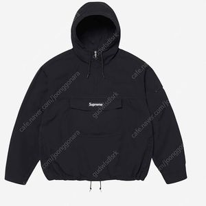 [L] 슈프림 24SS 아노락 [Supreme Cotton Utility Anorak Black - 24SS]