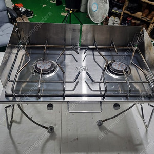 밀레 벌칸 액출식 트윈 스텐레스 가스버너