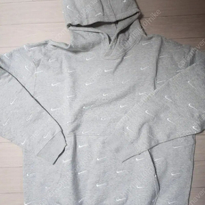 나이키 Nrg 스우시로고 후드 그레이 (XL)