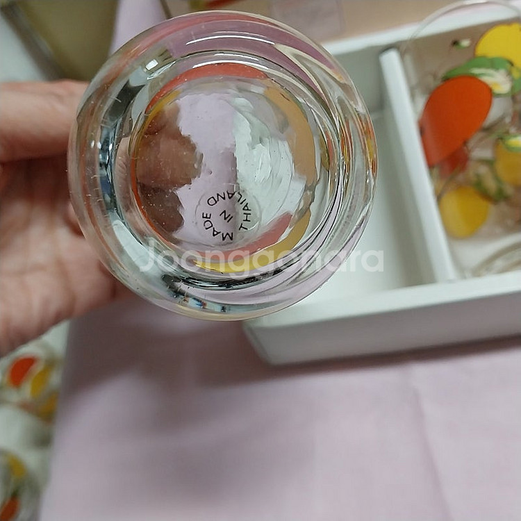미사용 새제품 빈티지 레트로 수입 모과컵--6