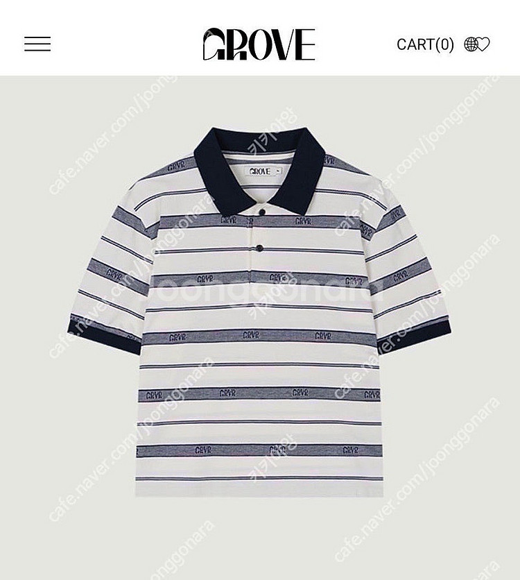 그로브 GRVR NOVA PIQUE SHIRT--1