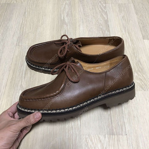 [49,000] (270) 엠블 AMBLE 비브람 Vibram 티롤리안 레더 슈즈 브라운 티롤리안 270