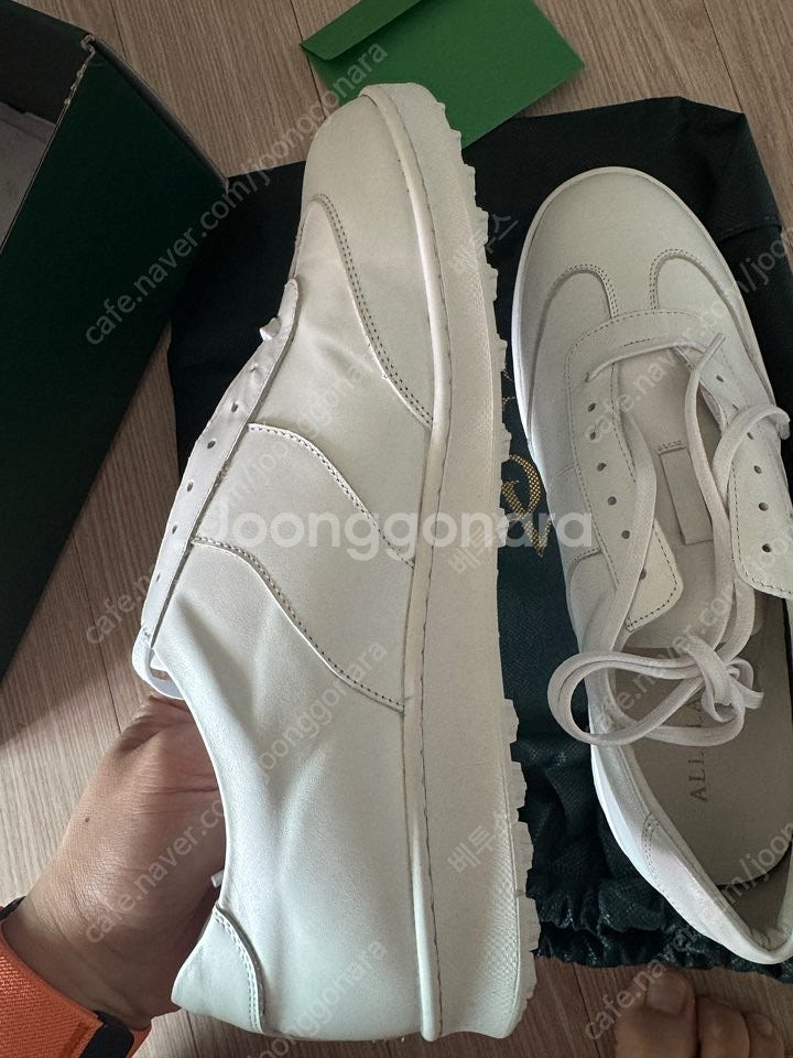 올클래식 천연가죽 스파이크리스 골프화 운동화 275mm...--2