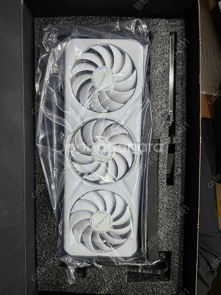 icraft b580 화이트 3팬 intel arc--0
