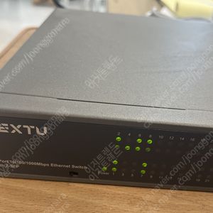 NEXT-1026GSFP 24포트 네트워크 랜선 기가비트 공유기 스위칭허브 (50대보유)