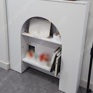 에넥스 LED 벽난로 콘솔 장식장 거의새거 장식장