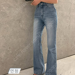 (새제품) JOOD 쥬드마 브러쉬데님 연청 S