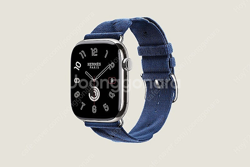 애플워치10 에르메스 토사드 네이비 스트랩 46mm--3