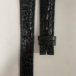 악어 시계줄 20mm 블랙색상