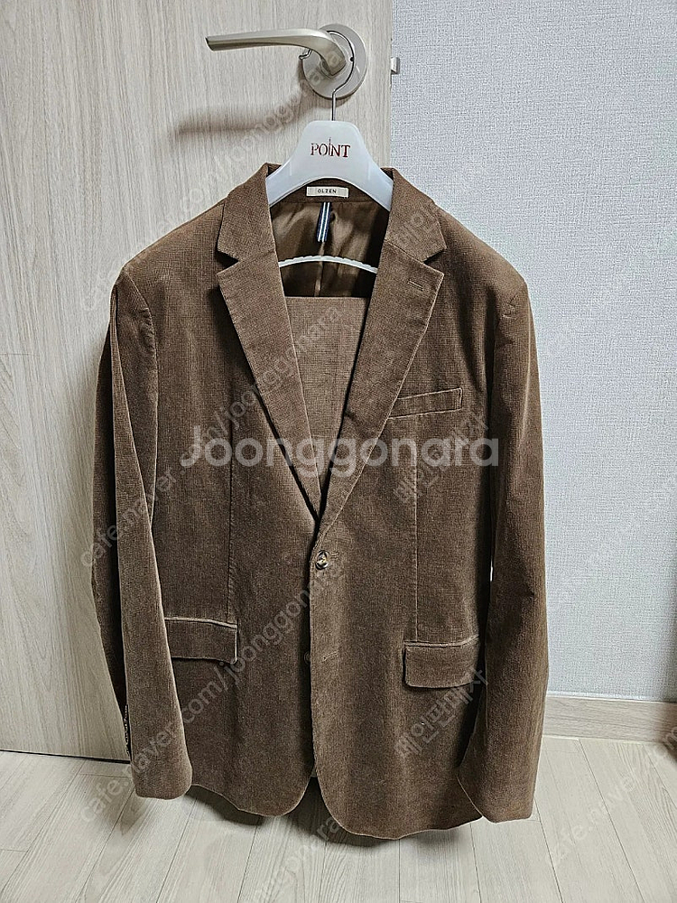 미착용) 올젠 24FW 셋업수트 브라운 105 팝니다 ...--0