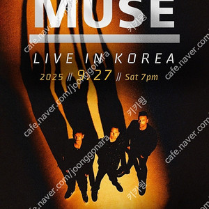뮤즈 콘서트 티켓 지정석 P석 1층 단석