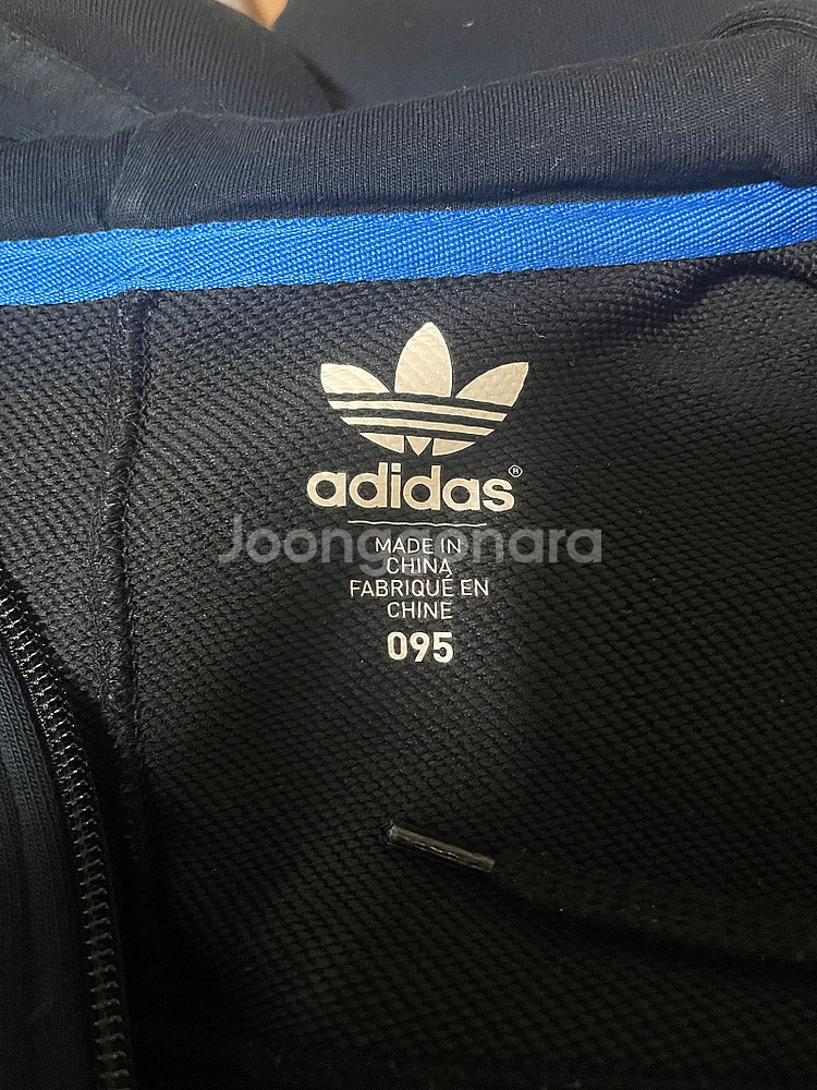 아디다스 후드집업--1