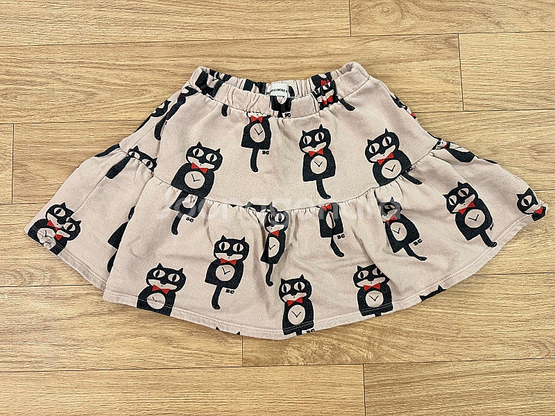 보보쇼즈 고양이 클락 스커트 6-7y ( 하트 베스트나...--1