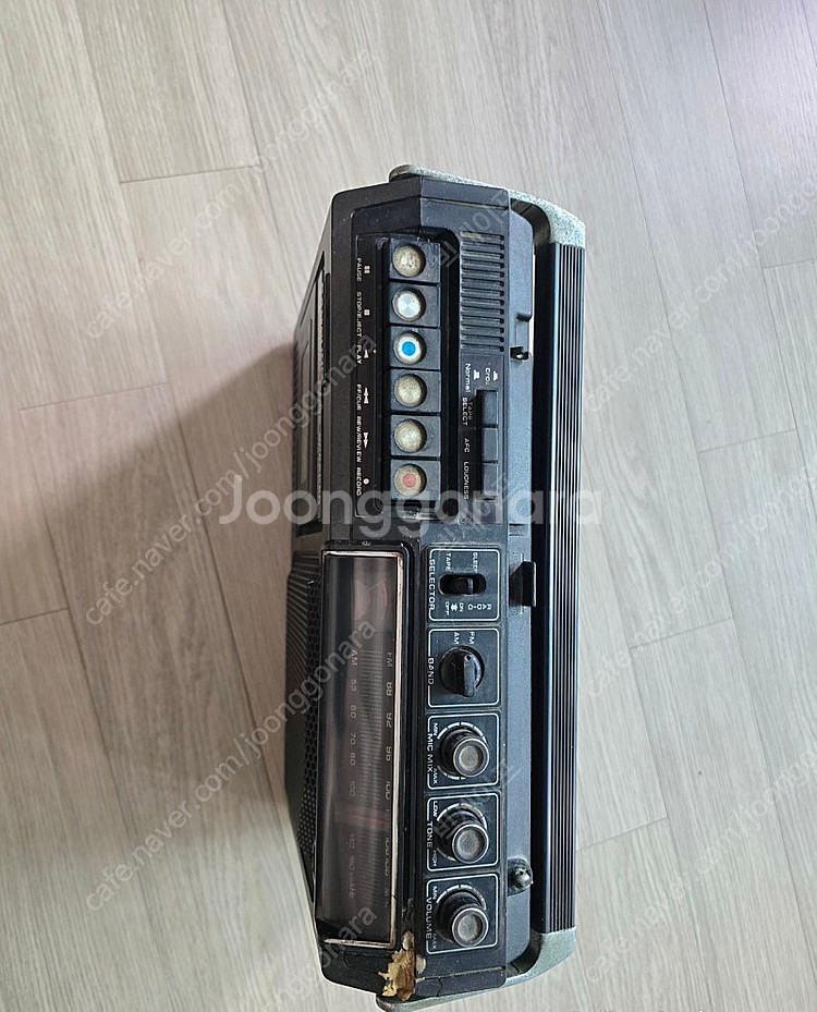 옛날 삼성 라디오 카세트 레코더 RC- 325W 엔틱 ...--1