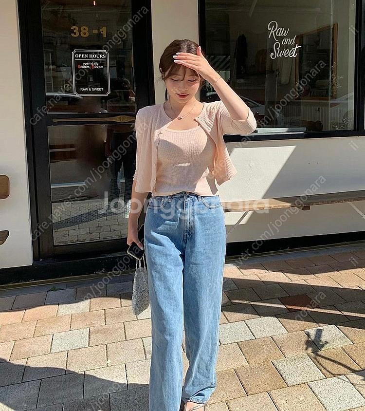 베르니마켓 Plat cone denim 스몰사이즈--1