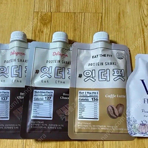 잇더핏 쉐이크 3포(더블초코, 카페라떼)+브이핏 1포