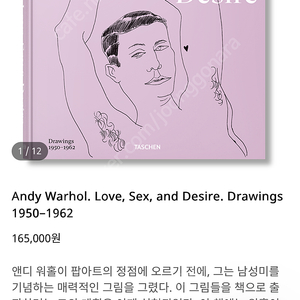 앤디워홀 드로잉 아트북