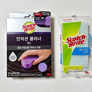 (새제품) 스카치브라이트 인덕션 클리너 패드 (2개)
