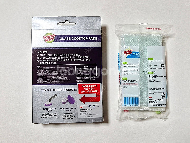 (새제품) 스카치브라이트 인덕션 클리너 패드 (2개)--1