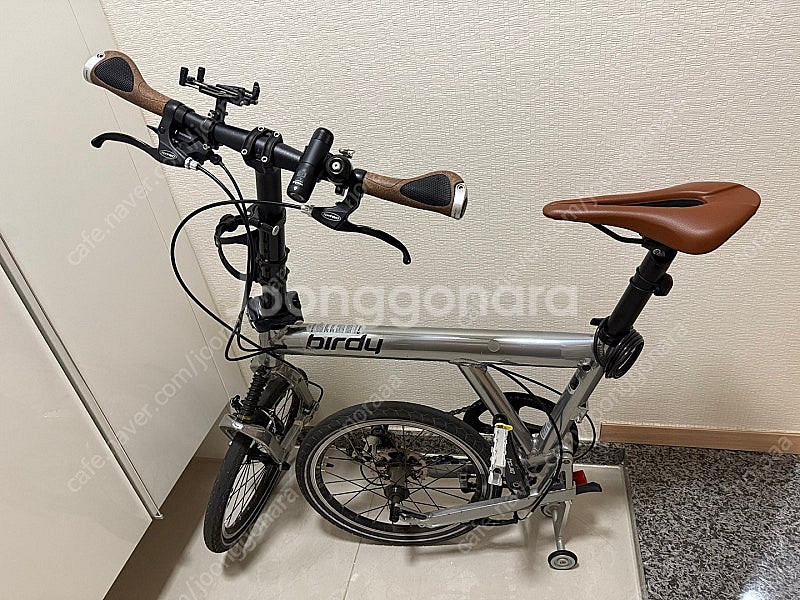 버디 클래식 실버 미니벨로 자전거--0