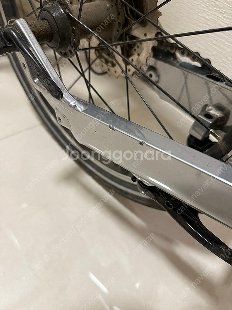 버디 클래식 실버 미니벨로 자전거--1