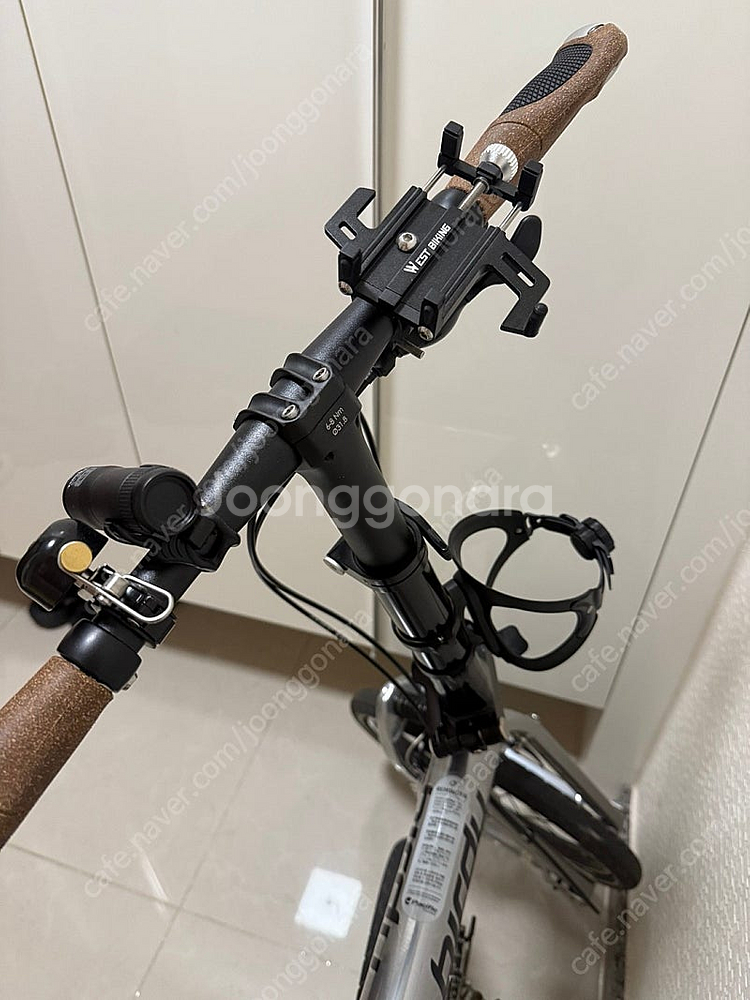 버디 클래식 실버 미니벨로 자전거--5