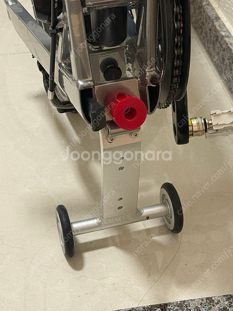 버디 클래식 실버 미니벨로 자전거--7