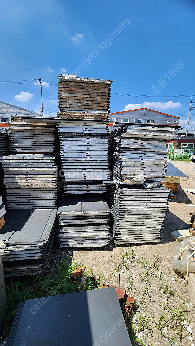 (판매)스치롤품판넬 샌드위치판넬 조립식판넬 컨테이너 콘테이너 중고판넬 건축자재 조립식판넬 조립식창고 H빔--0